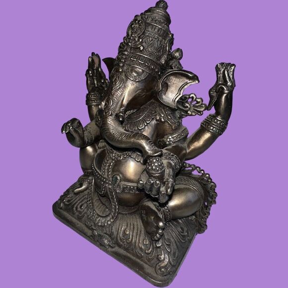 Lord Ganesha Hindu Statue Lord of Success Remover of Obstacles - Picture 3 of 16
